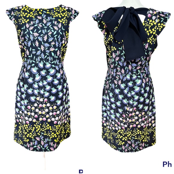 Nannette lapore Womens floral midi dress size 6 - Picture 1 of 12